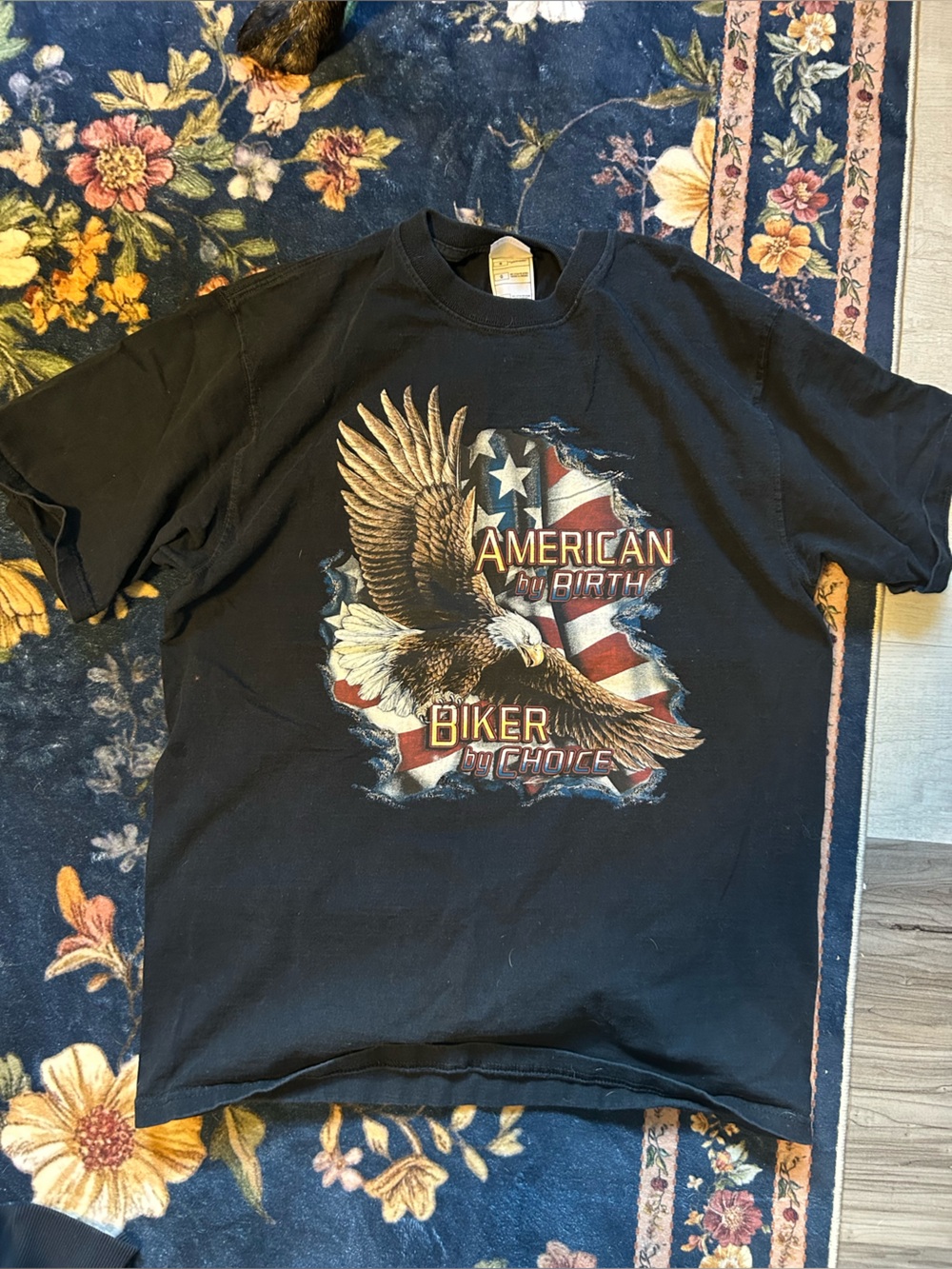Vintage Y2K Sturgis Motorcycle Eagle T Shirt Black